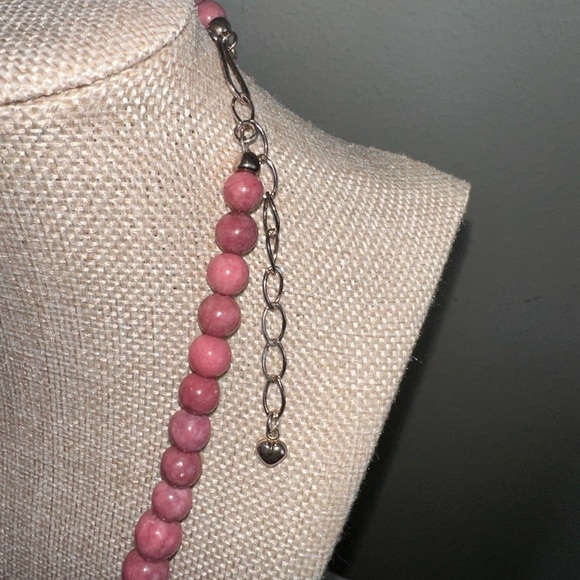 Rose Rhodonite Graduated Bead Necklace by Jay King - Picture 11 of 13